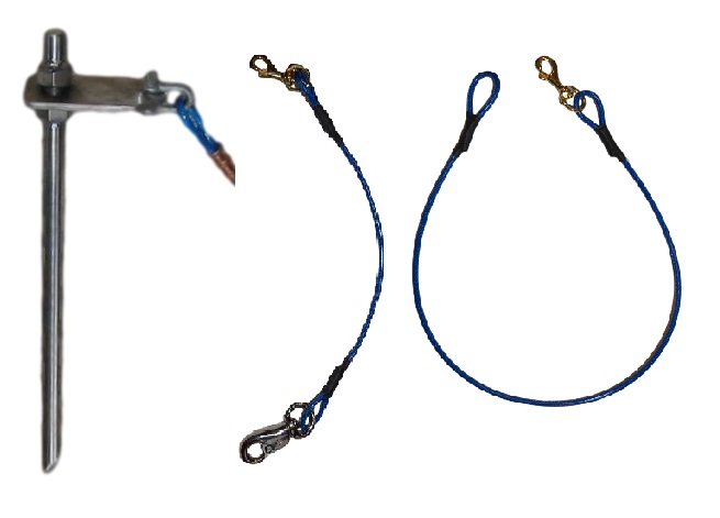 Stake & cable drop lines